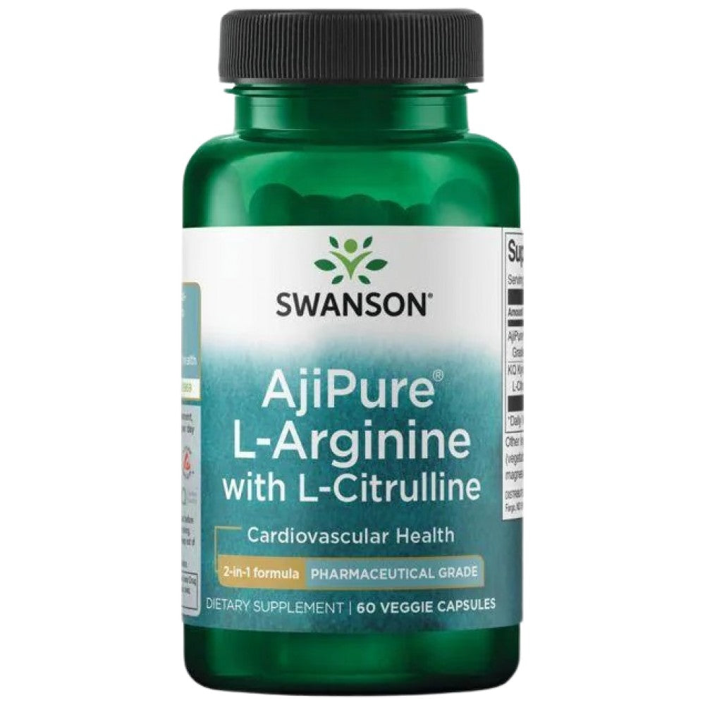 AjiPure L-Arginine With L-Citrulline 60 капсули