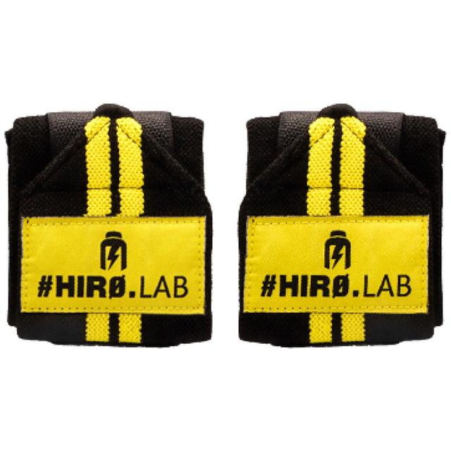 Hero Wrist Wraps | Black & Yellow - Feel You