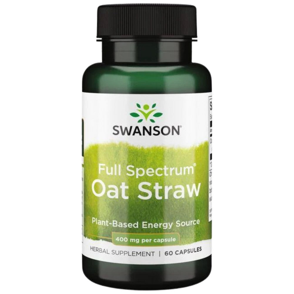 Full Spectrum Oat Straw 400 mg 60 capsules