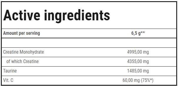 Creatina micronizada 200 malha + taurina | Pó de monohidratação de creatina de alta qualidade - 200 gramas