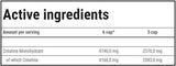 Kreatinmikronisierte 200 Mesh | Hochwertige Kreatin -Monohydratkappen - 120 Kapseln