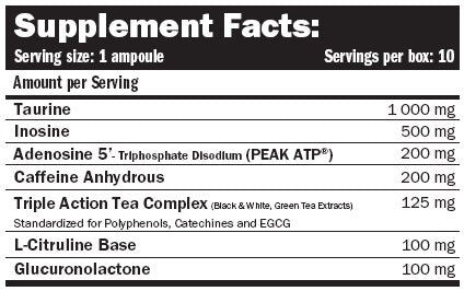 ATP Energy Liquid 25 ml. / 10 Amp.