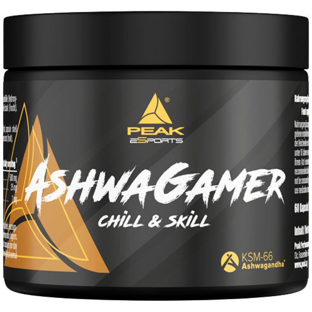 AshwaGamer | with 500 mg Ashwagandha KSM-66® - 60 капсули - Feel You