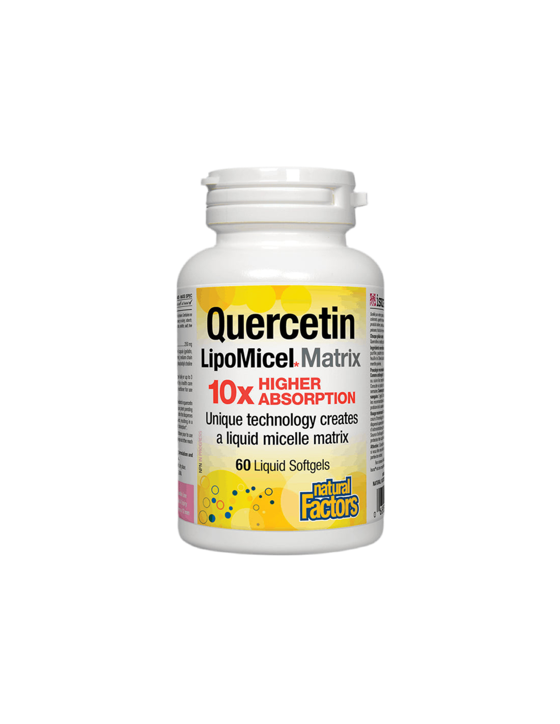 Quercetin 250 mg LipoMicel Matrix - 60 Гел капсули - Feel You