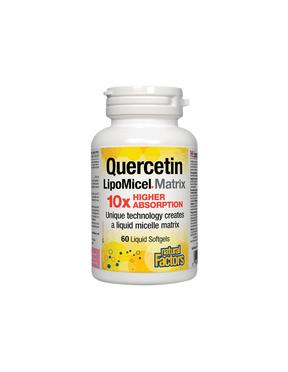 Quercetin 250 mg LipoMicel Matrix - 60 Gel capsules - Nutra Best Europe