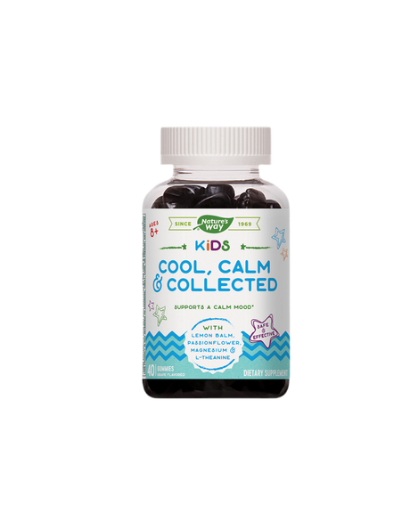 Kids Cool, Calm & Collected /С маточина, пасифлора, магнезий, Л-теанин/, 40 желирани таблетки Nature’s Way - Feel You