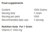 Vitamina C Antioxidant | 100% pulbere de vitamina C - 1000 grame