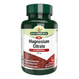 Magnesium Citrate + Vitamin B6 (Elemental Magnesium Citrate) 119mg 60 capsules NaturesAid
