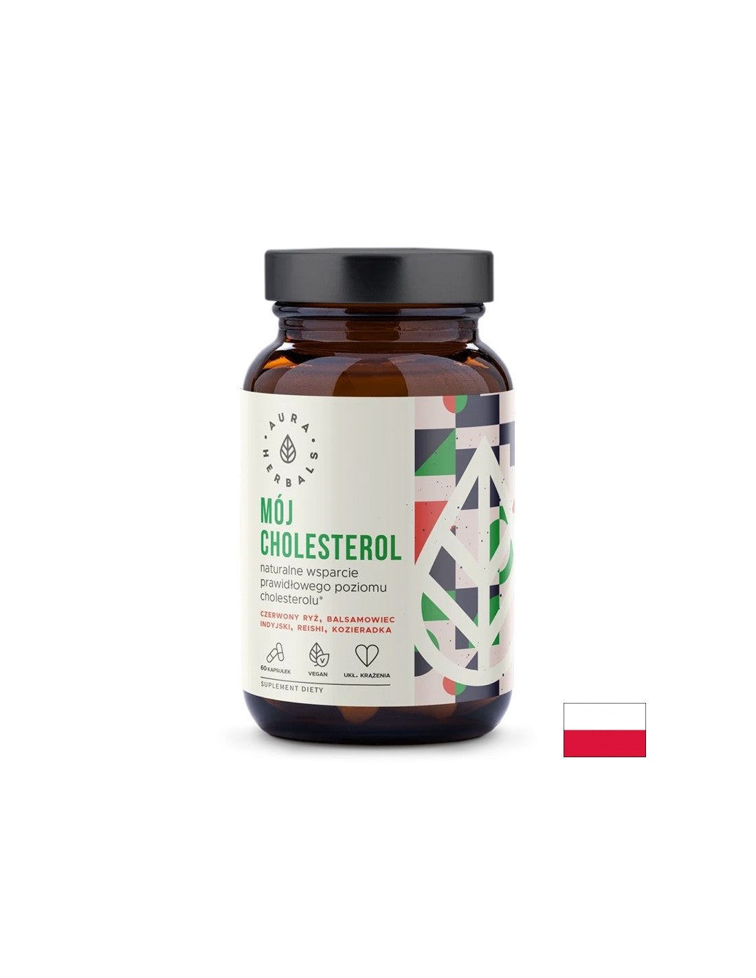 Cholesterol formula (with reishi, guggul, red rice and fenugreek), 60 capsules
