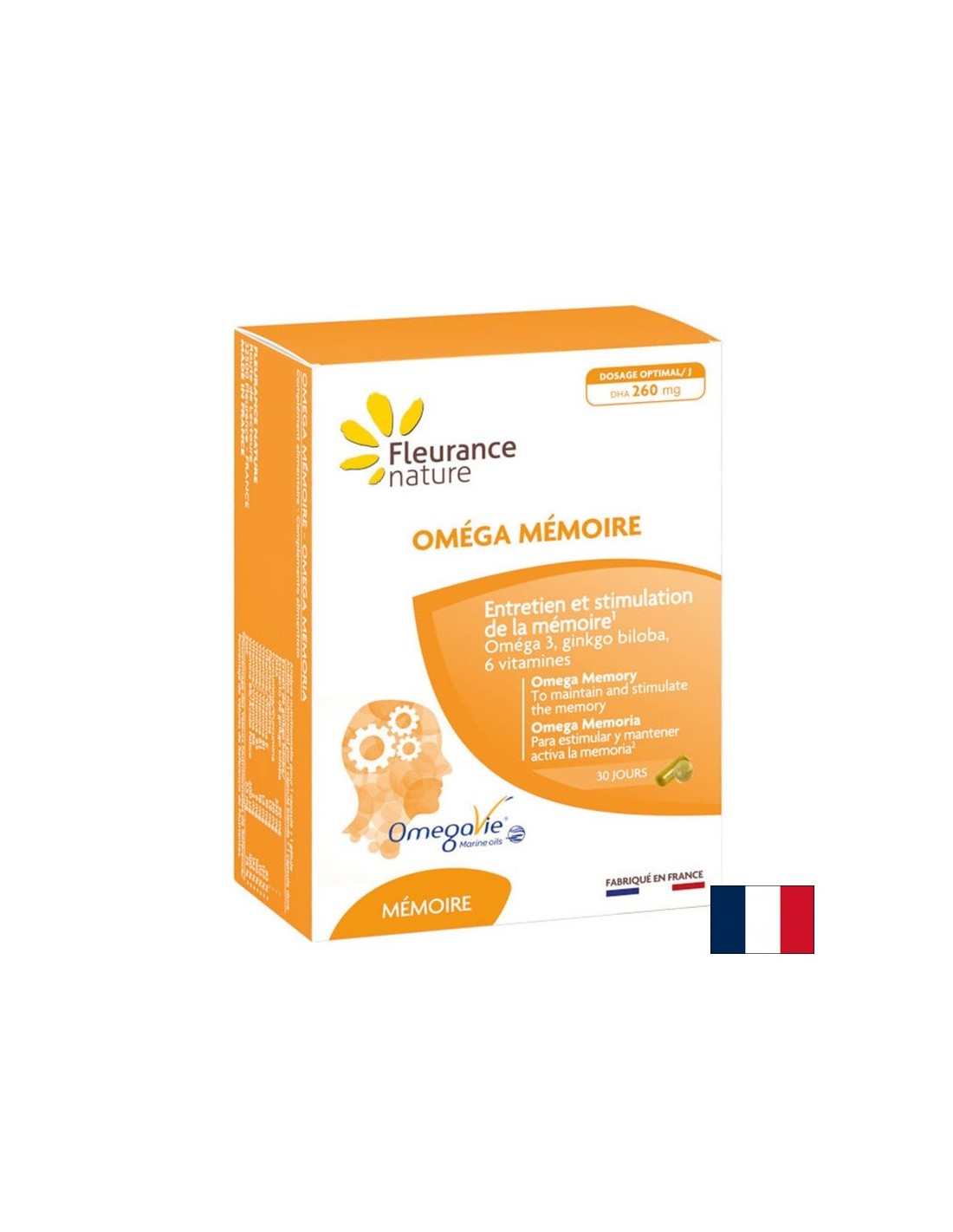 Formuła pamięci Omega+, 60 kapsułek, paczka duetów