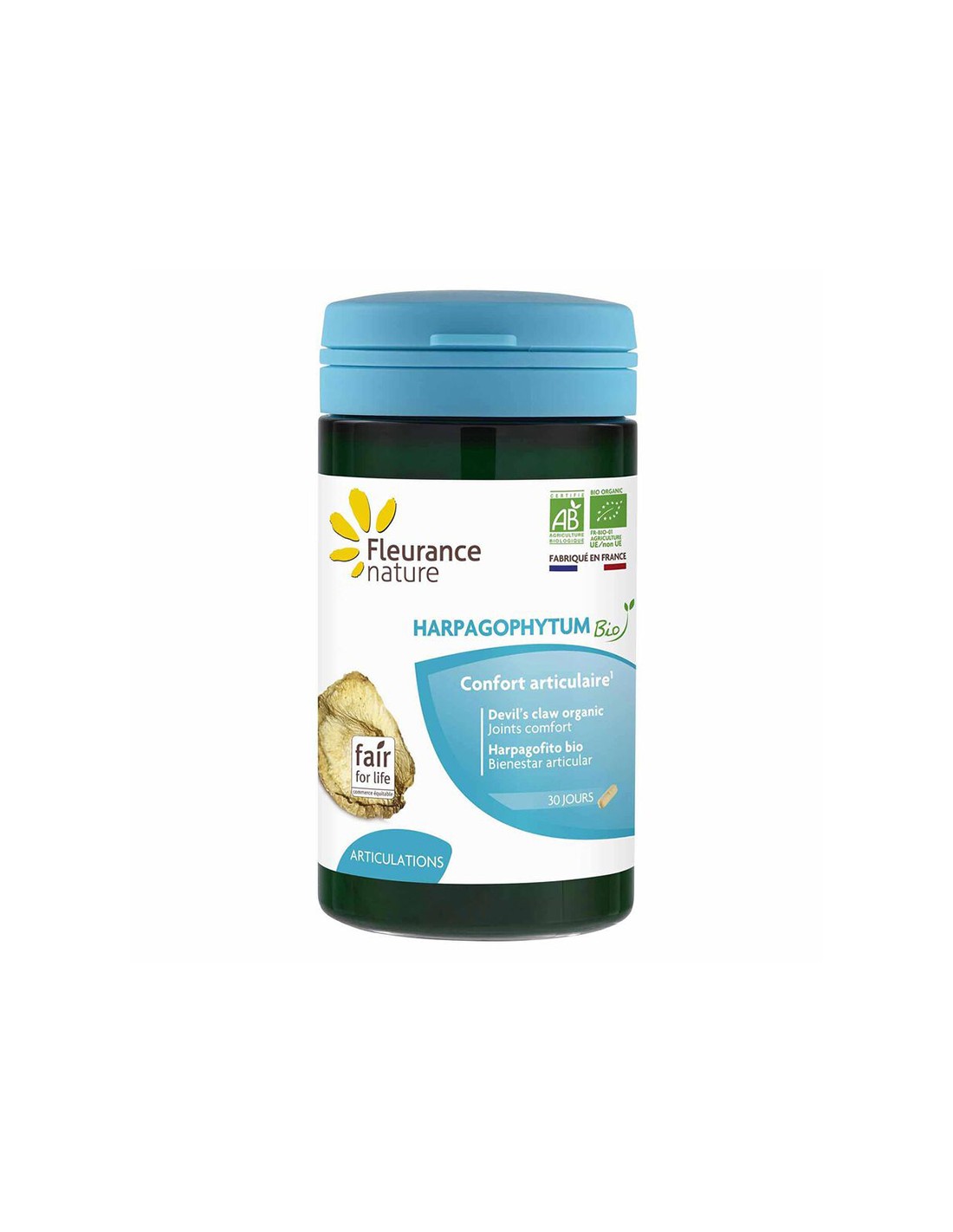 Strong immunity and healthy joints - Devil's claw Bio, 60 tablets Fleurance Nature