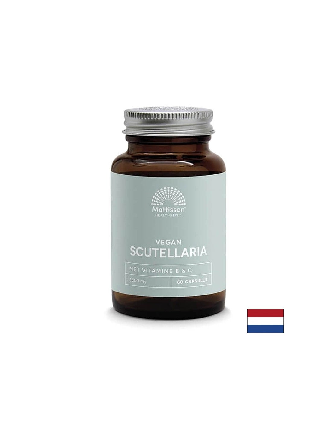 Insomnia and Immunity - Scutellaria (Shelmnik Baikalski) + vitamin B, C and curcumin, 60 capsules Mattisson Healthstyle