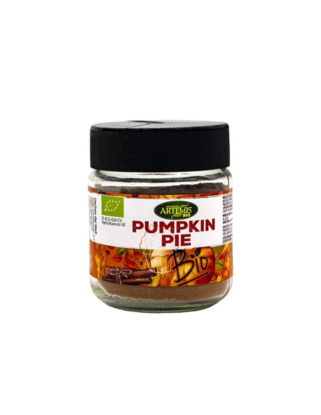 Especias orgánicas para dulces: canela, nuez moscada, cardamomo, trébol y jengibre, 60 g, polvo