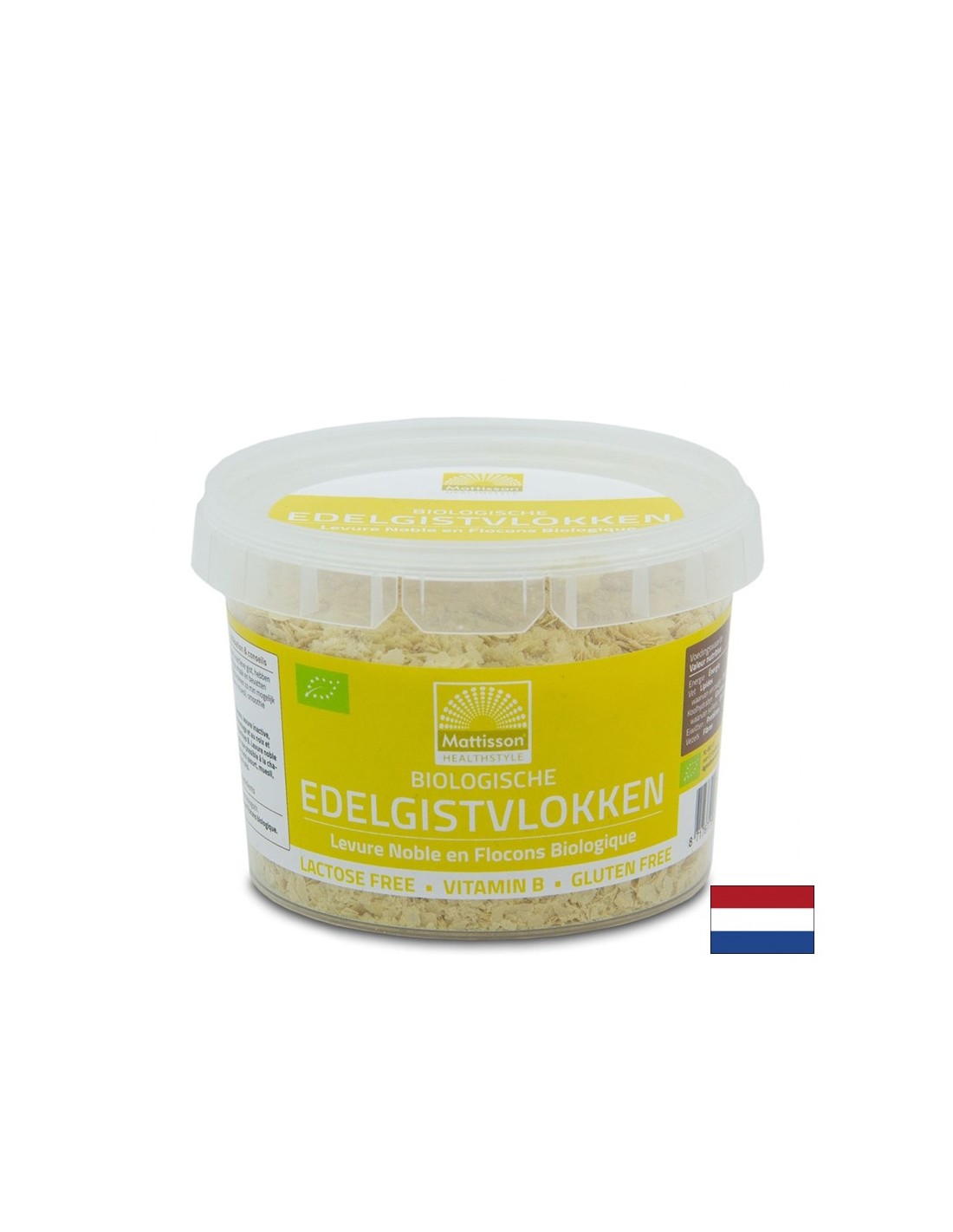 Nutritional yeast with B vitamins, 60 g powder Mattisson Healthstyle