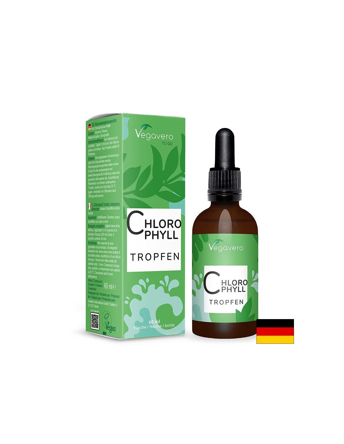 Detoxification, natierlechen Deodorant - Chlorophyll, fällt, 60 ml