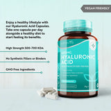Hyalurony Saier 600 mg / Hyualury sauer 600mg / 90 Kapselen, 90 Deeg / Ernärung