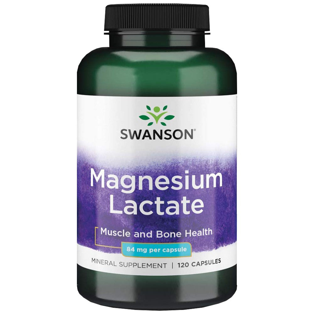 Magnesium Lactate 84 mg - 120 capsules