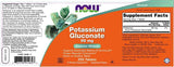 Potassium Gluconate - 250 tablets