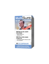 MultiSure® Men / Мултивитамини за мъже (с лутеин, ликопен и сао палмето), 80 капсули - Feel You