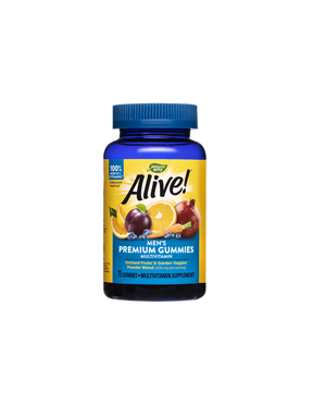 Alive! Men's Gummy Vitamins - 75 Chewable Tablets - Nutra Best Europe