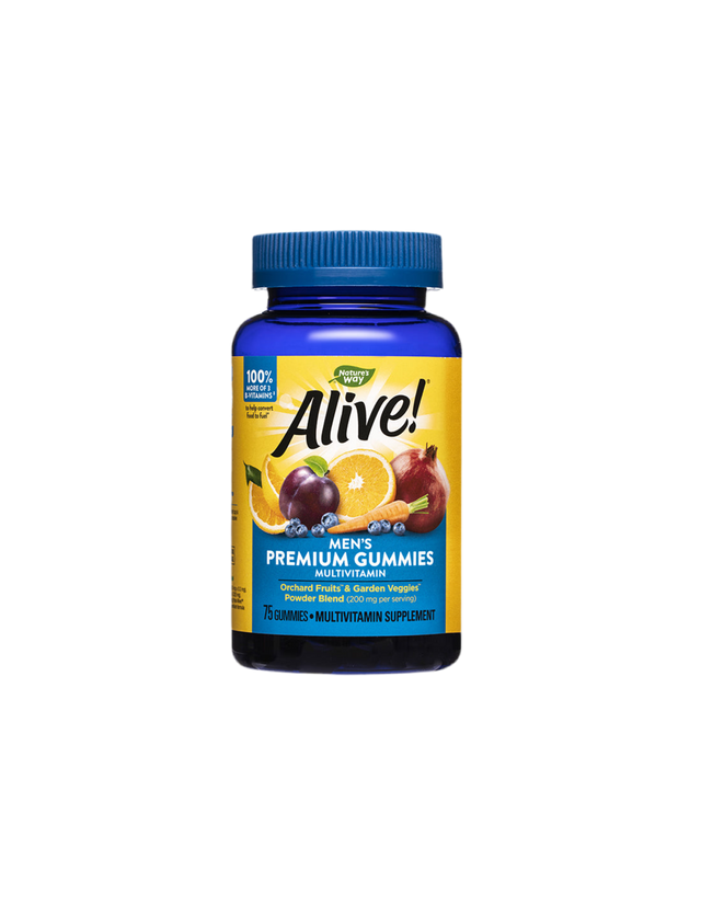 Alive! Men's Gummy Vitamins - 75 Дъвчащи таблетки - Feel You