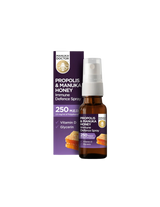 Propolis & Manuka Honey Immune Defence Spray 250 M.E.D/ Спрей за гърло с прополис (250 M.E.D), мед от манука и витамин D3, 20 ml - Feel You