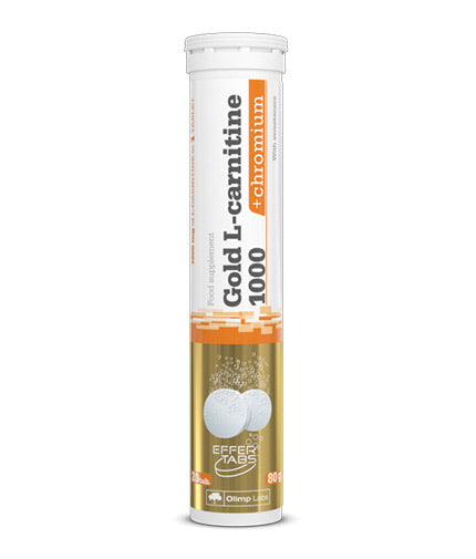 Gold L-carnitine 1000 + Chromium / 20 Effervescent Tabs - 0