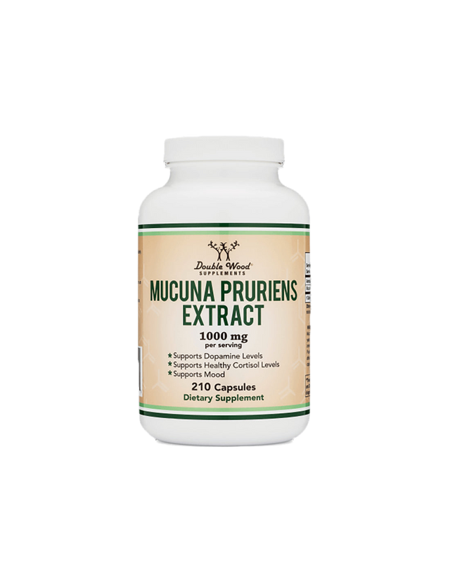 Mucuna pruriens extract/ Екстракт от мукуна, 210 капсули Double Wood - Feel You