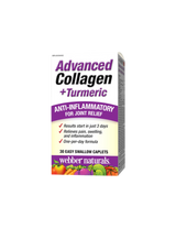 Advanced Collagen + Turmeric / Колаген и куркума за здравето на ставите, 30 мини каплети Webber Naturals - Feel You