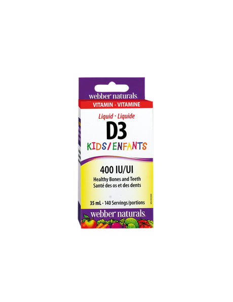 Vitamin D3 Kids/ Витамин D3 за деца 400 IU x 35 ml/ 140 дози - Feel You