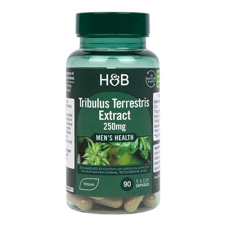 Бабини зъби (Tribulus Terrestris Extract) 250mg 90 капсули HOLLAND & BARRETT - Feel You