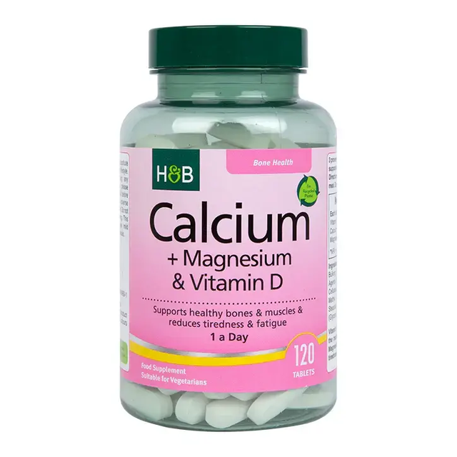 Calcium Magnesium with Vitamin D3 - 120 Таблетки - Feel You