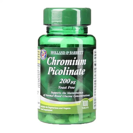 Chromium Picolinate 200 mcg / 100 Tabs - 0 - Feel You