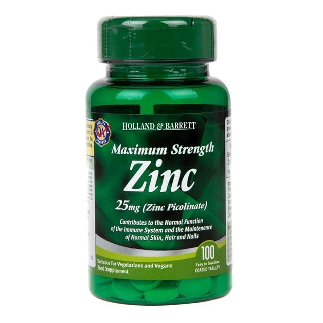 Zinc Picolinate 25 mg / Maximum Strength / 100 Tabs - 0 - Feel You