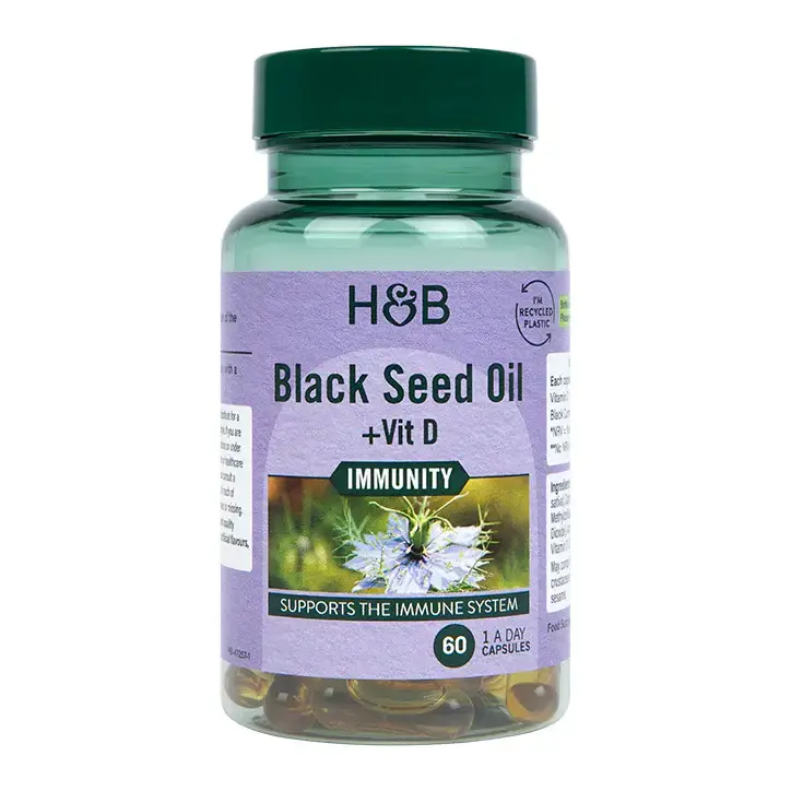 Black Seed Oil With Vitamin D - 60 капсули - Feel You