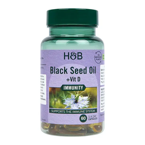 Black Seed Oil With Vitamin D - 60 capsules - Nutra Best Europe