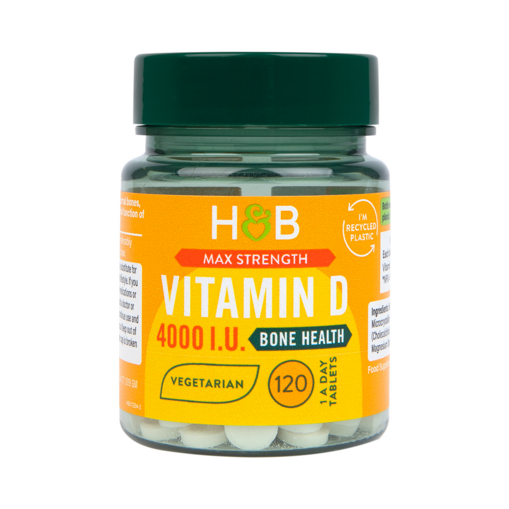 Витамин Д (Vitamin D 4000 I.U.) 100мкг 120 таблетки HOLLAND & BARRETT - Feel You