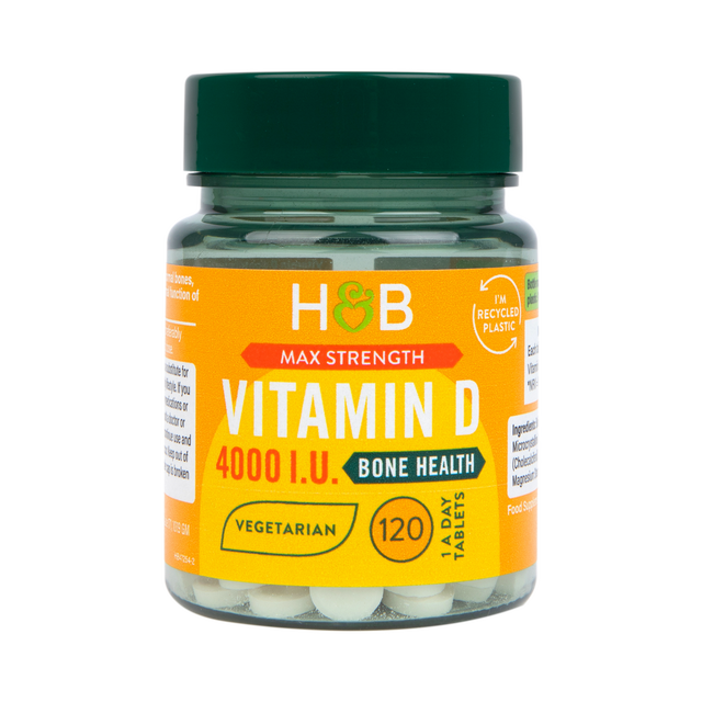 Витамин Д (Vitamin D 4000 I.U.) 100мкг 120 таблетки HOLLAND & BARRETT - Feel You