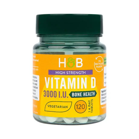 Витамин Д (Vitamin D 3000 I.U.) 75мкг 120 таблетки HOLLAND & BARRETT - Feel You