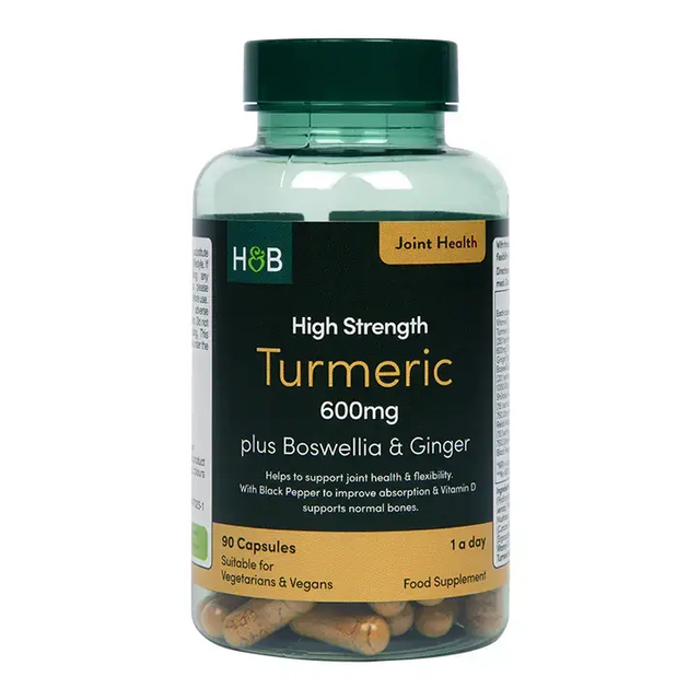 High Strength Turmeric | Plus Boswellia & Ginger - 90 капсули - Feel You