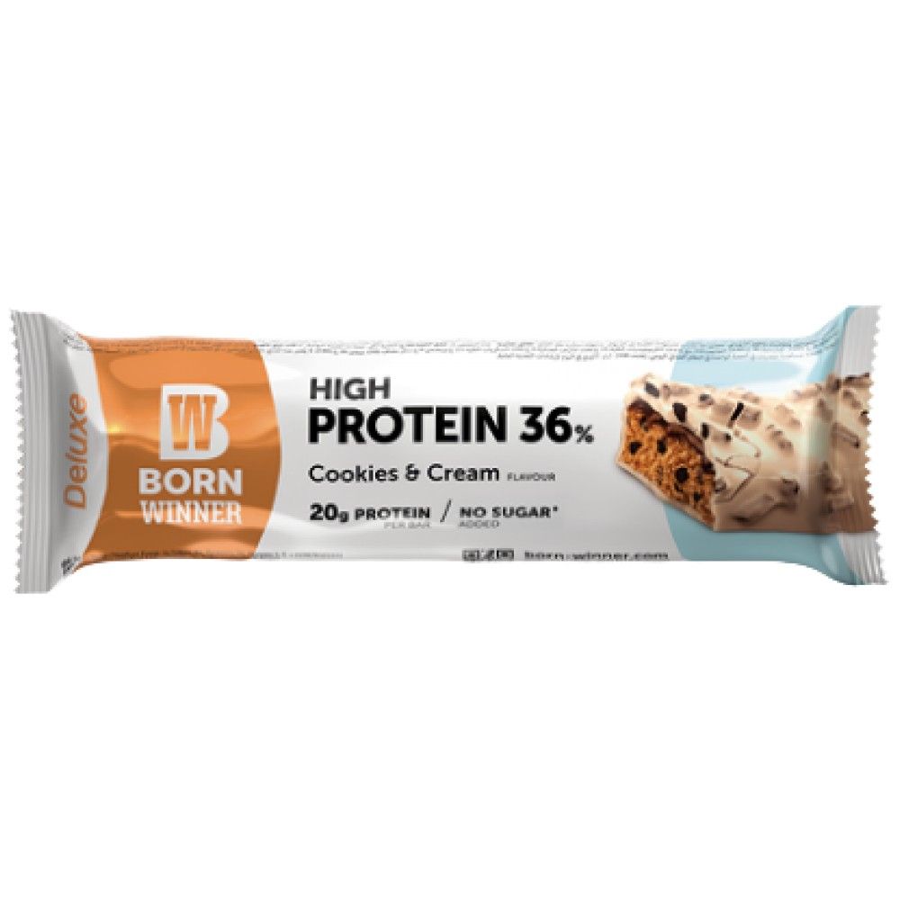 Deluxe 36% Héich Proteinbarbar - 15 x 55 Gramm