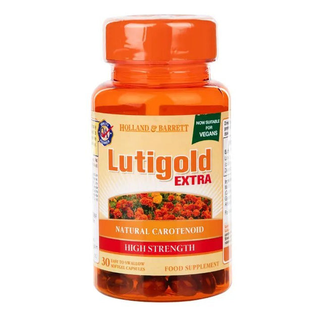 Лутеин екстра (Lutein Extra) (Lutigold) 20мг 30 капсули HOLLAND & BARRETT - Feel You