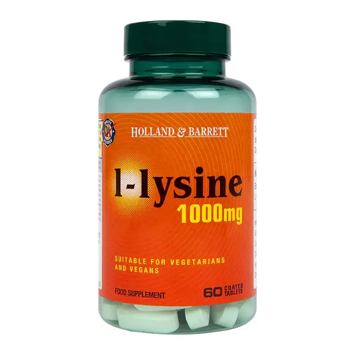 Л-Лизин (L-lysine) 1000мг 60 таблетки HOLLAND & BARRETT - Feel You