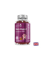 Anémie - železo 7 mg + vitamín C 10 mg (pro děti), 120 želé tablety, bobule příchuť