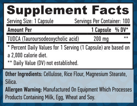 TUDCA 200 mg / 100 Vcaps - Feel You