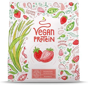 Vegan Protein (Strawberry) - 600 g - Nutra Best Europe