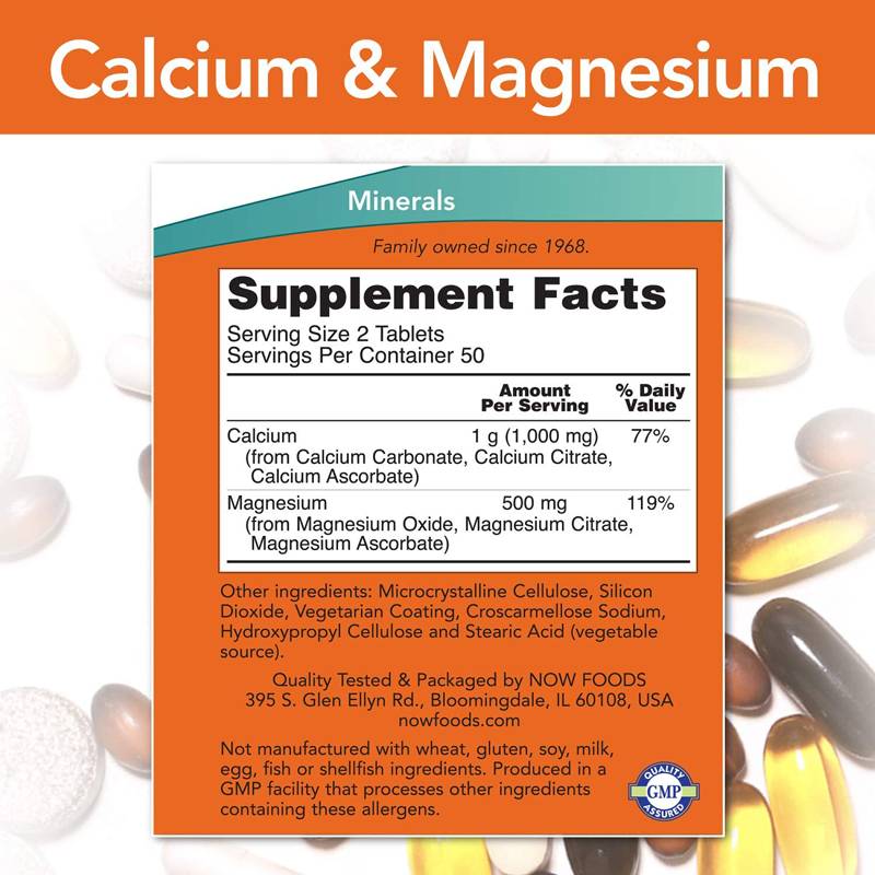 Calcium & Magnesium 2:1 - 250 Таблетки