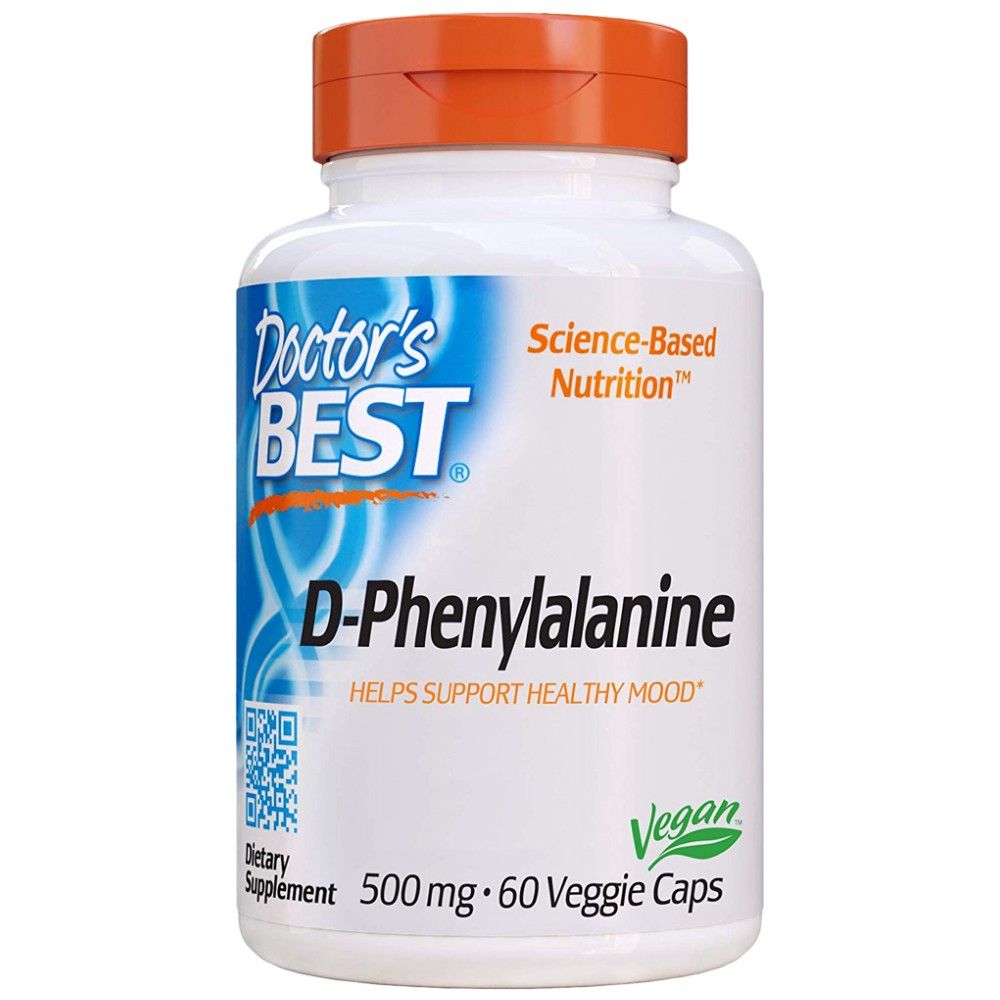 D -Phenylalanine 500 mg - 60 capsules