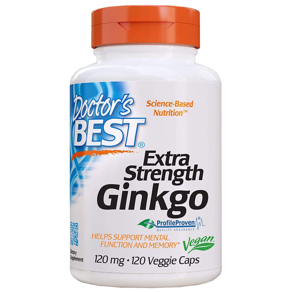 Beste zusätzliche Stärke Ginkgo 120 mg - 120 Kapseln