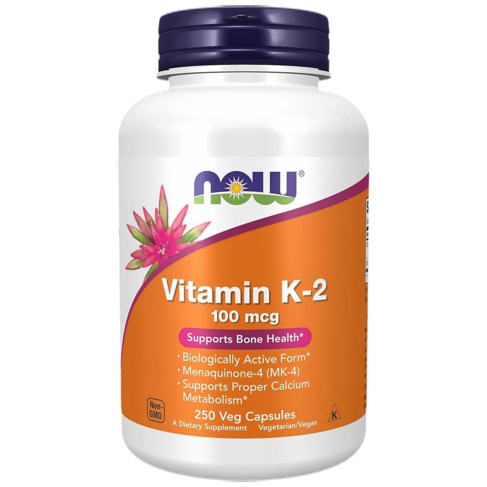 K -2 -vitamiin 100 mcg - 250 kapslit